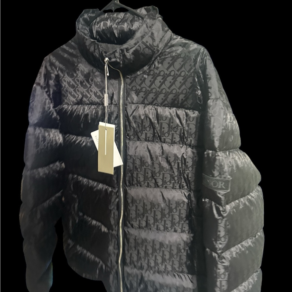 Dior Monogram Black Puffer Jacket